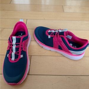Kids Pink and Navy Athletic Shoes
